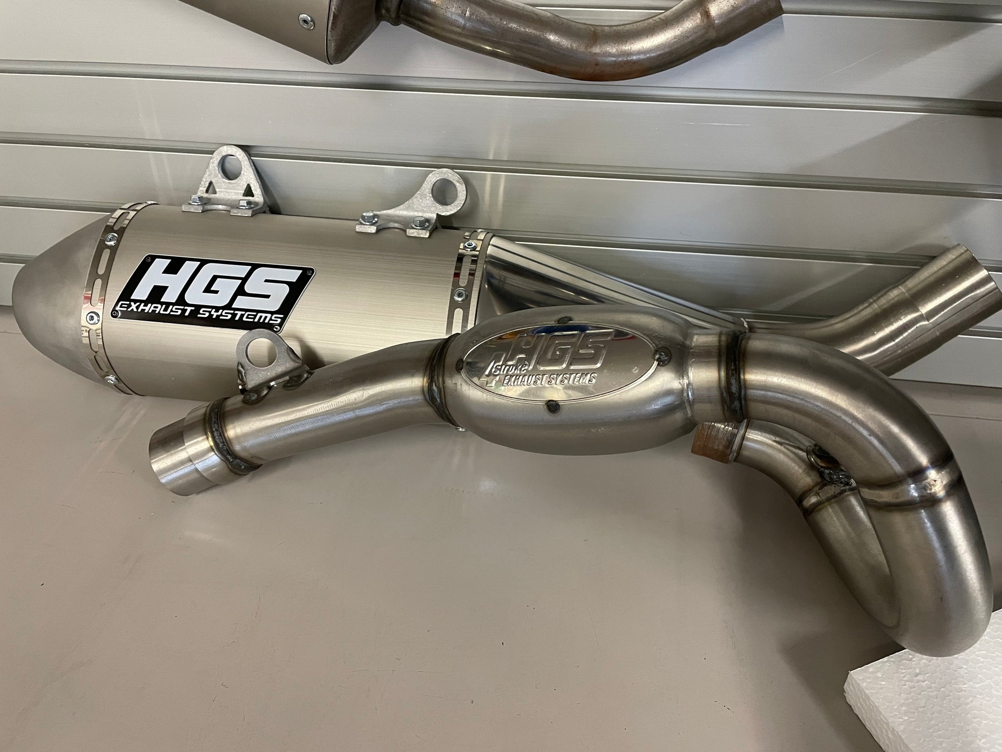 Slade Racing Hgs HGS STAINLESS EXHAUST SYSTEM WITH STEEL CAP 2019-2022 250SXF – P1 Moto NZ