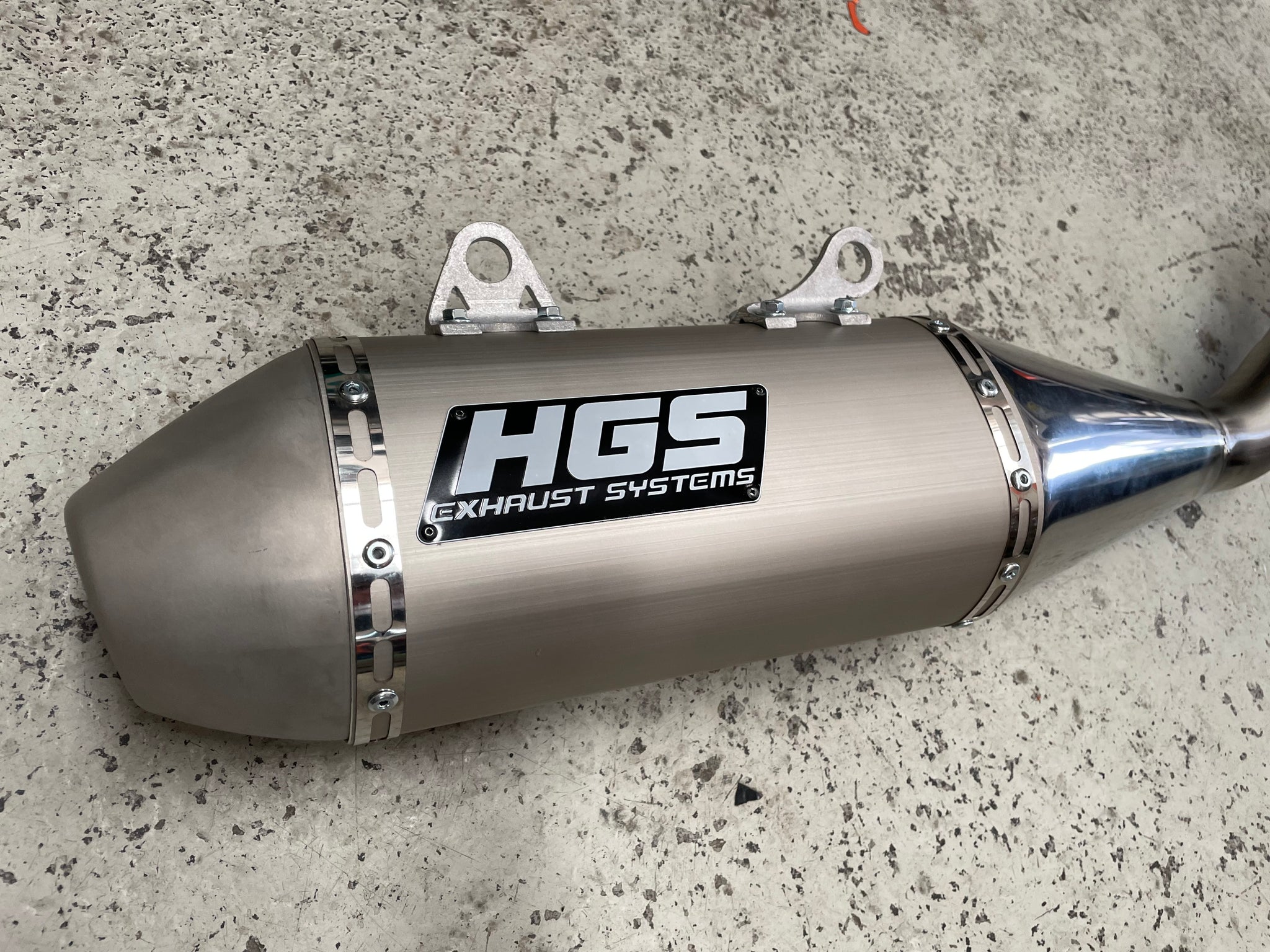 Slade Racing Hgs HGS STAINLESS EXHAUST SYSTEM WITH STEEL CAP 2019-2022 250SXF – P1 Moto NZ